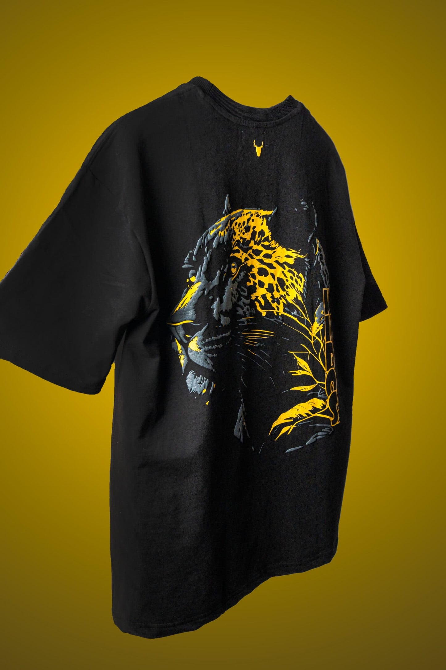 MIDNIGHT LEOPARD BLACK T SHIRT