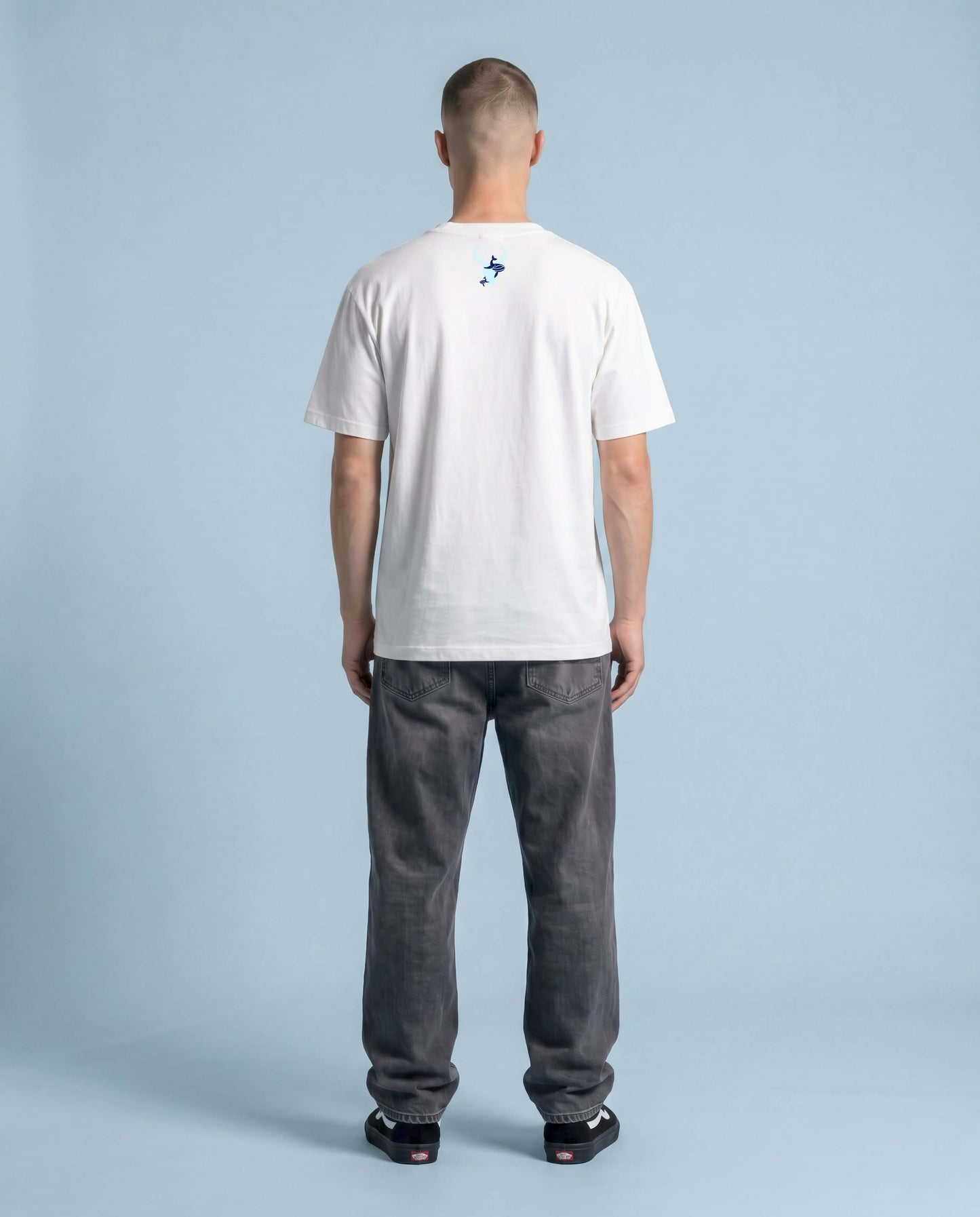 BIG WHALE WHITE T-SHIRT