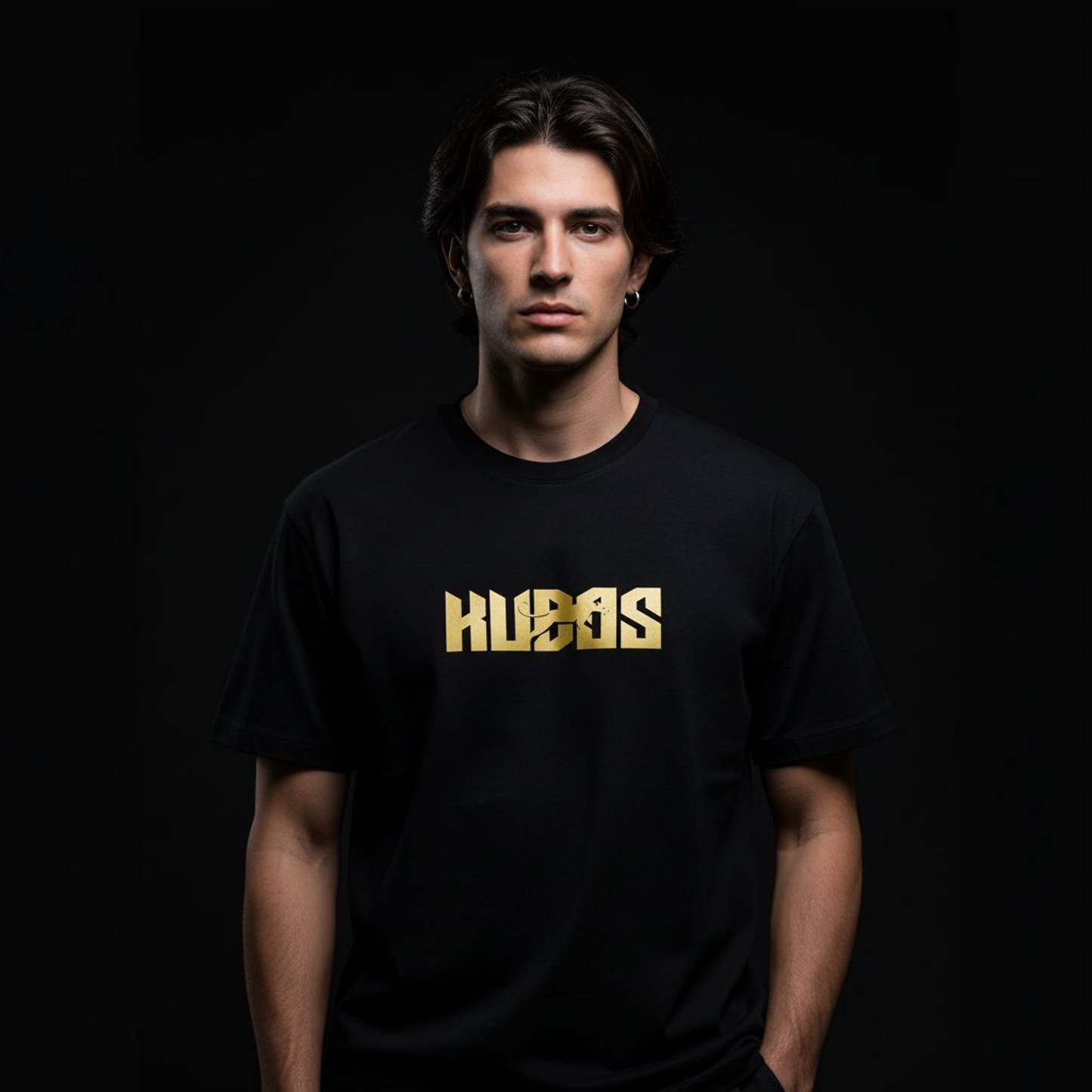 MIDNIGHT LEOPARD BLACK T SHIRT